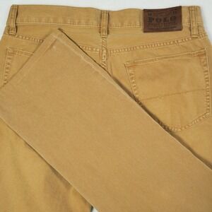 Polo Ralph Lauren 650 Straight Leg Pants Mens 32x32 (Fits 32x30) Khaki Twill RL